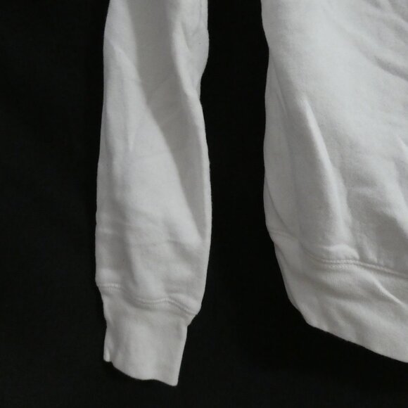 AEROPOSTALE | small | White Zip-Up Hooded Sweatshirt | Bold Aero NY Print Front - Picture 13 of 15